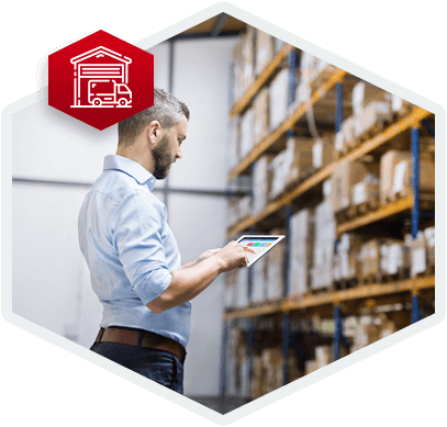 man in a warehouse